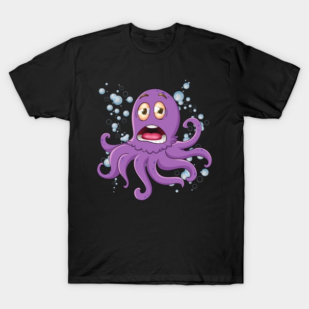 I really Like octopus Cute animals Funny octopus cute baby outfit Cute Little octopi T-Shirt by BoogieCreates